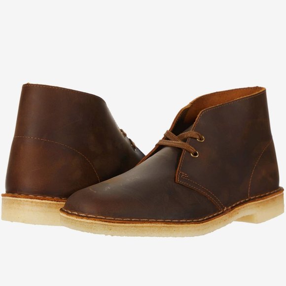 Clarks Other - Clarks Desert Boots Brown Leather Size 7M